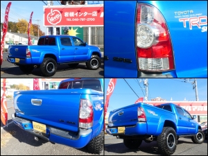 タコマ新車並行　４ＷＤ　ダブルキャブ　トノカバー　ナビ