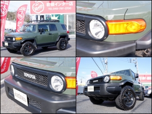 ＦＪクルーザー新車並行2011年モデル　1オーナー　FJクルーザー　限定車トレイルチームスペシャルエディション　アーミーグリーン