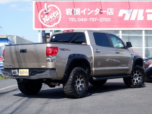 タンドラ実走行　タンドラ　TRDオフロード　レッドロックレザー