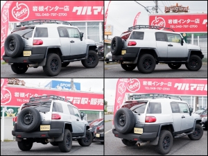 ＦＪクルーザー新車並行　左ハンドル　USトヨタ　リフトアップ