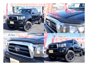 タコマ新車並行　ナビ　ブラック
