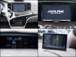 シエナ新車並行２０１４年アメリカモデル　シエナSE　サンルーフ　 アルパインＢＩＧ-Ｘ9インチナビ　バグガード　KICKERスピーカー両側パワースライドドア　パワーリアゲート　ヒッチ