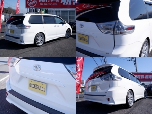 シエナ新車並行２０１４年アメリカモデル　シエナSE　サンルーフ　 アルパインＢＩＧ-Ｘ9インチナビ　バグガード　KICKERスピーカー両側パワースライドドア　パワーリアゲート　ヒッチ