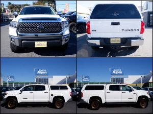 タンドラ新車並行2020年モデル　1オーナー　アメリカモデル　タンドラ　４WDクルーマックス　SR5　ブラックエンブレムＰＫＧ