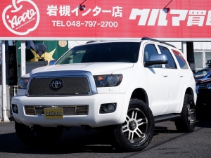 セコイア新車並行　セコイア　4ＷＤ　ＳＲ５　リフトＵＰ　ナビ　フリップダウン