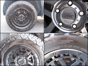 タンドラ電格ミラーKMC18インチAWジオランダーX-ATパートタイム4WD