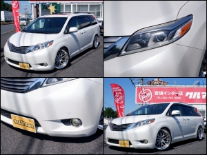 シエナ新並アメリカモデル２０１７ｙシエナ　リミテッド　ツインサンルーフ　スマートキー　電動格納ドアミラー　アルパイン９インチナビ　セカンドシートオットマン　クリアランスソナー　ブラインドスポットモニター