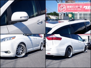 シエナ新並アメリカモデル２０１７ｙシエナ　リミテッド　ツインサンルーフ　スマートキー　電動格納ドアミラー　アルパイン９インチナビ　セカンドシートオットマン　クリアランスソナー　ブラインドスポットモニター