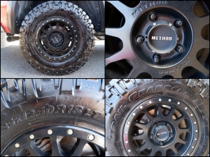 タンドラ新並２０１８年アメリカモデル4WDタンドラ クルーマックスSR5　RIGIO LEDライトn-Fabフロントバンパー　アルミスキットプレート　ブッシュワーカーオーバーフェンダー　メソッド18インチAW