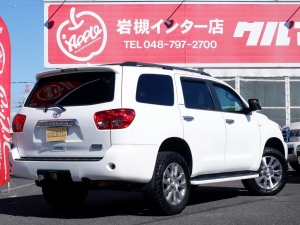 セコイア新車並行2013ｙアメリカモデル　セコイア4ＷＤリミテッド　BFGoodrich A/Tタイヤ　クリアランスソナー　グレーレザーシート　
