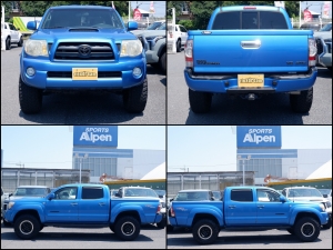 タコマ新車並行　４WD　ダブルキャブ　トノカバー