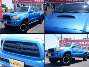 タコマ新車並行　４WD　ダブルキャブ　トノカバー