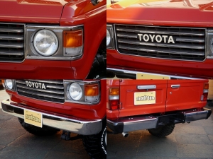 ランクル６０NOX・PM適合済み　丸目フェイス換装