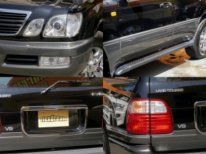 ランクル１００純正ブラック　低走行車