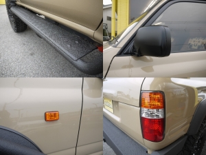 ランクル８０リフトアップ　LINE-X　ARB