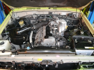 ランクル８０角目フェイス　リフトアップ