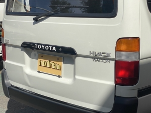 ハイエース100系送迎　車中泊