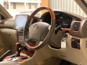 ランクル１００丸目フェイス　LINE-X