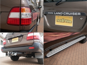ランクル１００flexdreamデモカー　ウッディクルーザー