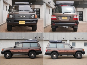ランクル１００flexdreamデモカー　ウッディクルーザー