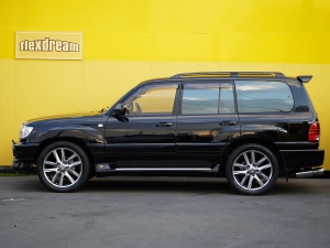 ランクル１００ブラックコンプリート　エアロ　ＬＸ５７０仕様２２インチＡＷ