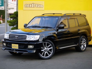 ランクル１００ブラックコンプリート　エアロ　ＬＸ５７０仕様２２インチＡＷ