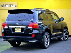 ランクル２００ブラックレザー　LX570仕様22ｲﾝﾁAW　エアロ
