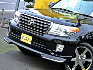 ランクル２００ブラックレザー　LX570仕様22ｲﾝﾁAW　エアロ