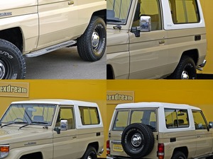 ランクル７０ＢＪ７４　オートマ　ＦＲＰトップ