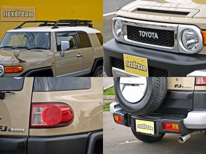 ＦＪクルーザーＸ－ＲＥＡＳサスペンション　ルーフラック