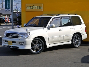 ランクル１００エアロ　革シート　ＭＫ１５０