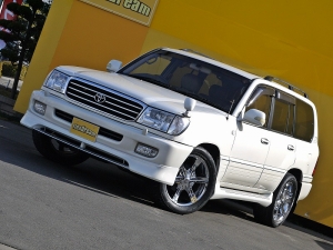 ランクル１００エアロ　革シート　ＭＫ１５０