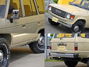 ランクル６０ＦＪ６２Ｇ　ガソリン　オートマ　ロールーフ　丸目