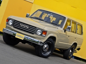 ランクル６０ＦＪ６２Ｇ　ガソリン　オートマ　ロールーフ　丸目