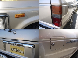 ランクル６０ＦＪ６２Ｇ　ゴールド　角目　ロールーフ