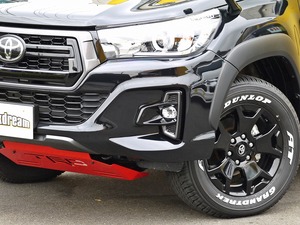 ハイラックス新車　ＡＲＢキャノピー　ブラック　ブラックラリー