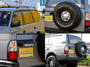 ランクルプラド丸目フェイス　セメントグレー　後期モデル