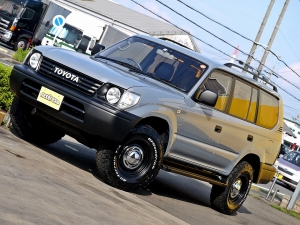 ランクルプラド丸目フェイス　セメントグレー　後期モデル