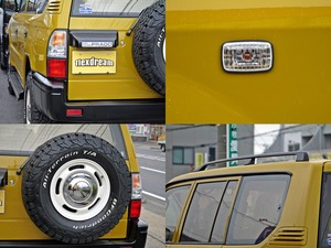 ランクルプラドブラック　丸目フェイス　ＴＯＹＯＴＡ文字グリル