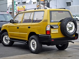 ランクルプラドブラック　丸目フェイス　ＴＯＹＯＴＡ文字グリル