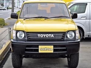 ランクルプラドブラック　丸目フェイス　ＴＯＹＯＴＡ文字グリル