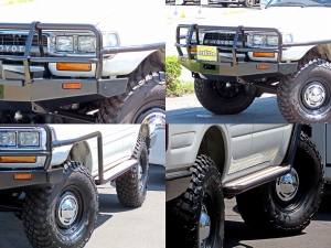 ランクル８０４ｘ４　ＡＲＢ　角目四灯　リフトアップ