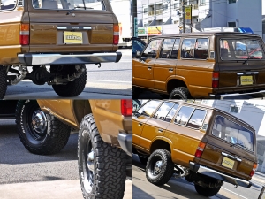 ランクル６０クラシックコンプリート　丸目換装　オリーブブラウン