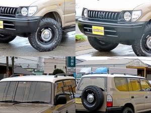 ランクルプラドベージュ　後期モデル　ＴＸ－Ｌｔｄ　丸目