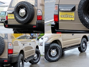 ランクルプラドベージュ　後期モデル　ＴＸ－Ｌｔｄ　丸目