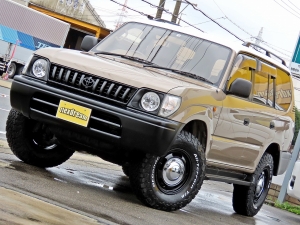 ランクルプラドベージュ　後期モデル　ＴＸ－Ｌｔｄ　丸目
