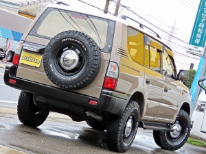 ランクルプラドベージュ　後期モデル　ＴＸ－Ｌｔｄ　丸目