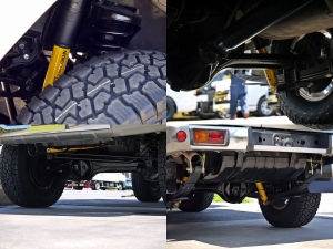 ランクル７０再販モデル　シルバー　ＴＯＹＯＴＡ文字グリル