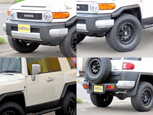 ＦＪクルーザーアイスバーグホワイト　ＡＲＢ　オールドマンエミュー　リフトアップ　ライノラック