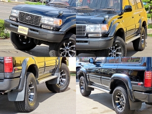 ランクル８０レクサス　ＬＸ４５０仕様　最終モデル　リフトアップ